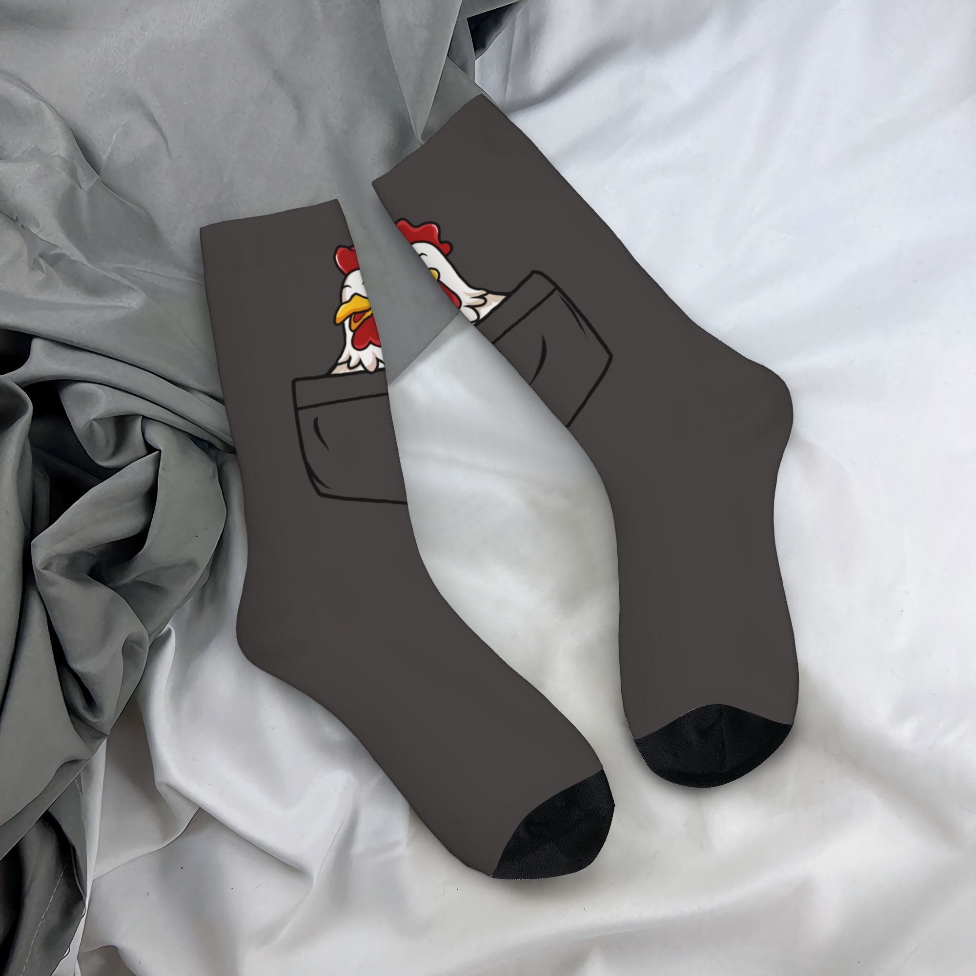 Dress Sock Men - Chaussettes unisexes personnalisées avec motif de