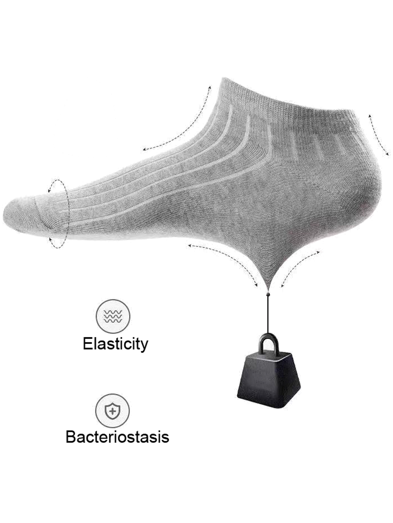 5/10 paires de chaussettes cou - Ankle Sock Low Cut avis et prix