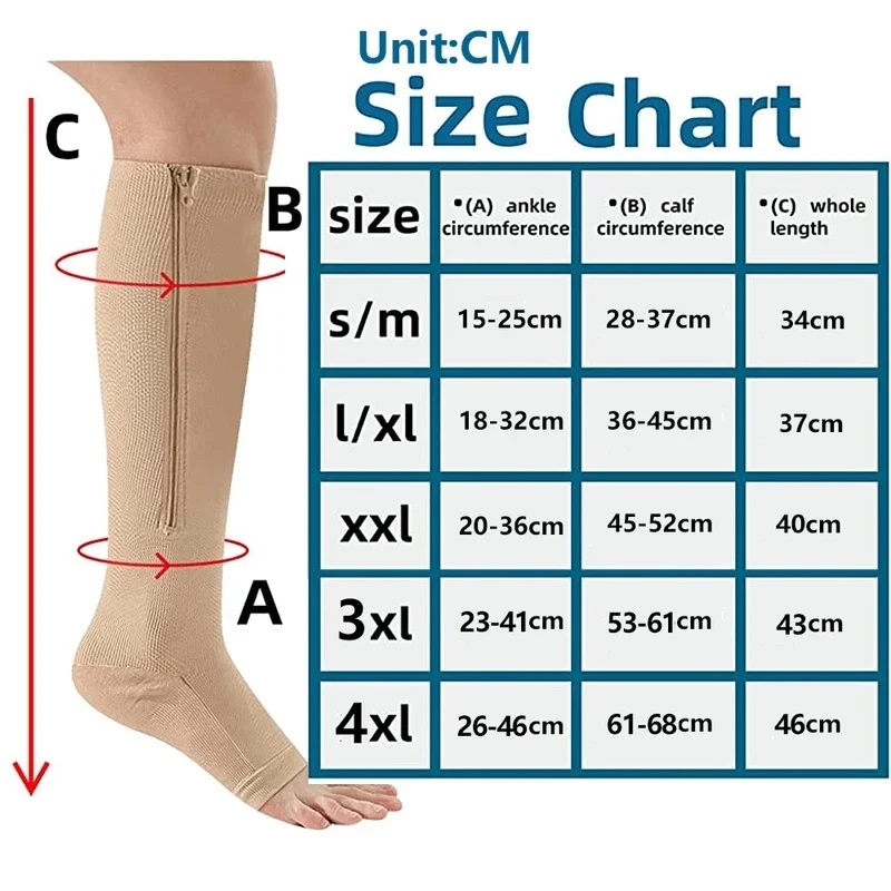 1/2/3/4 paires de bas de compr - Compression Sock Medical avis et prix